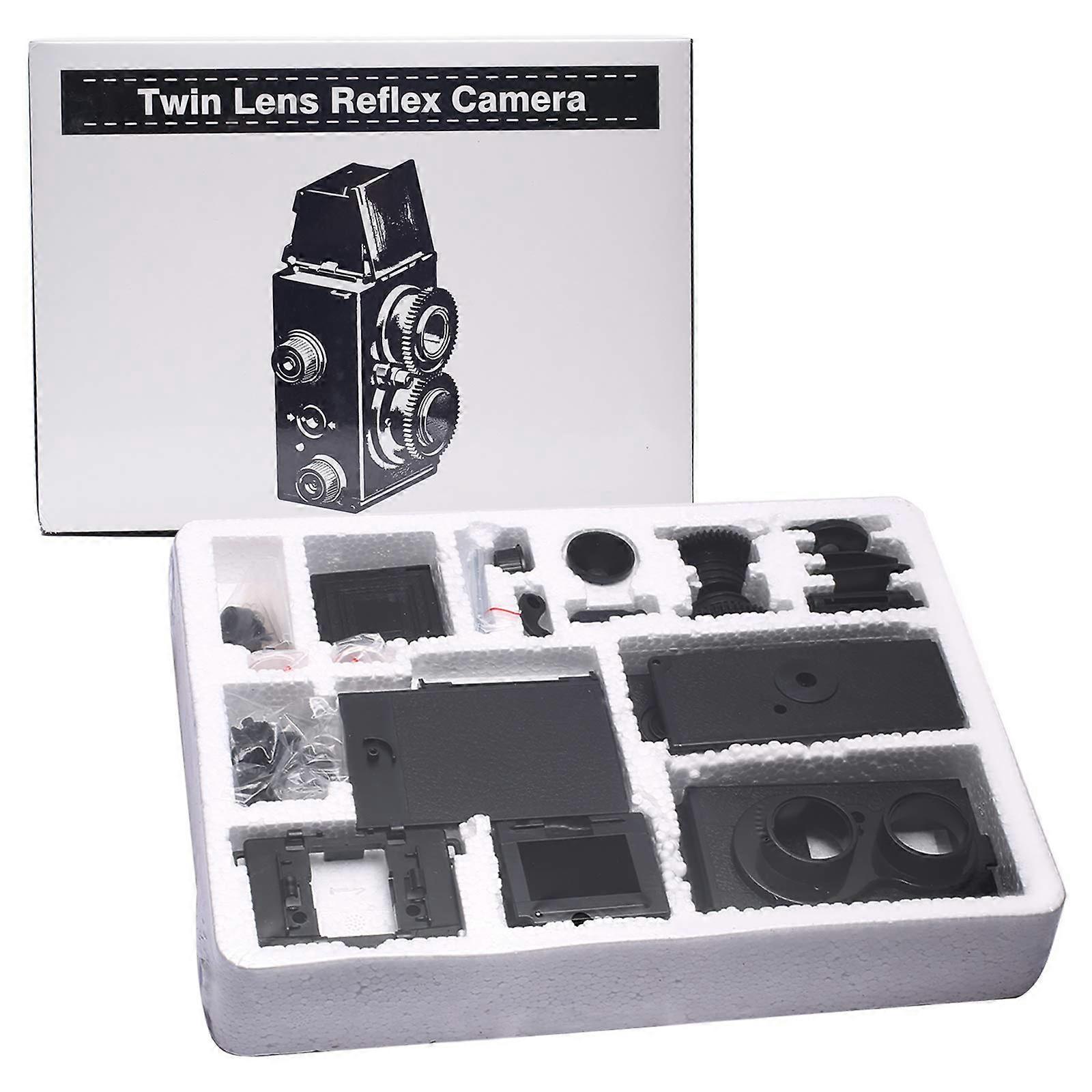 Compatible with DIY Lightnes Classic Retro Holga Lomo Recesky TLR Camera 35mm Film Twin Lens Reflex Kit 1 pc