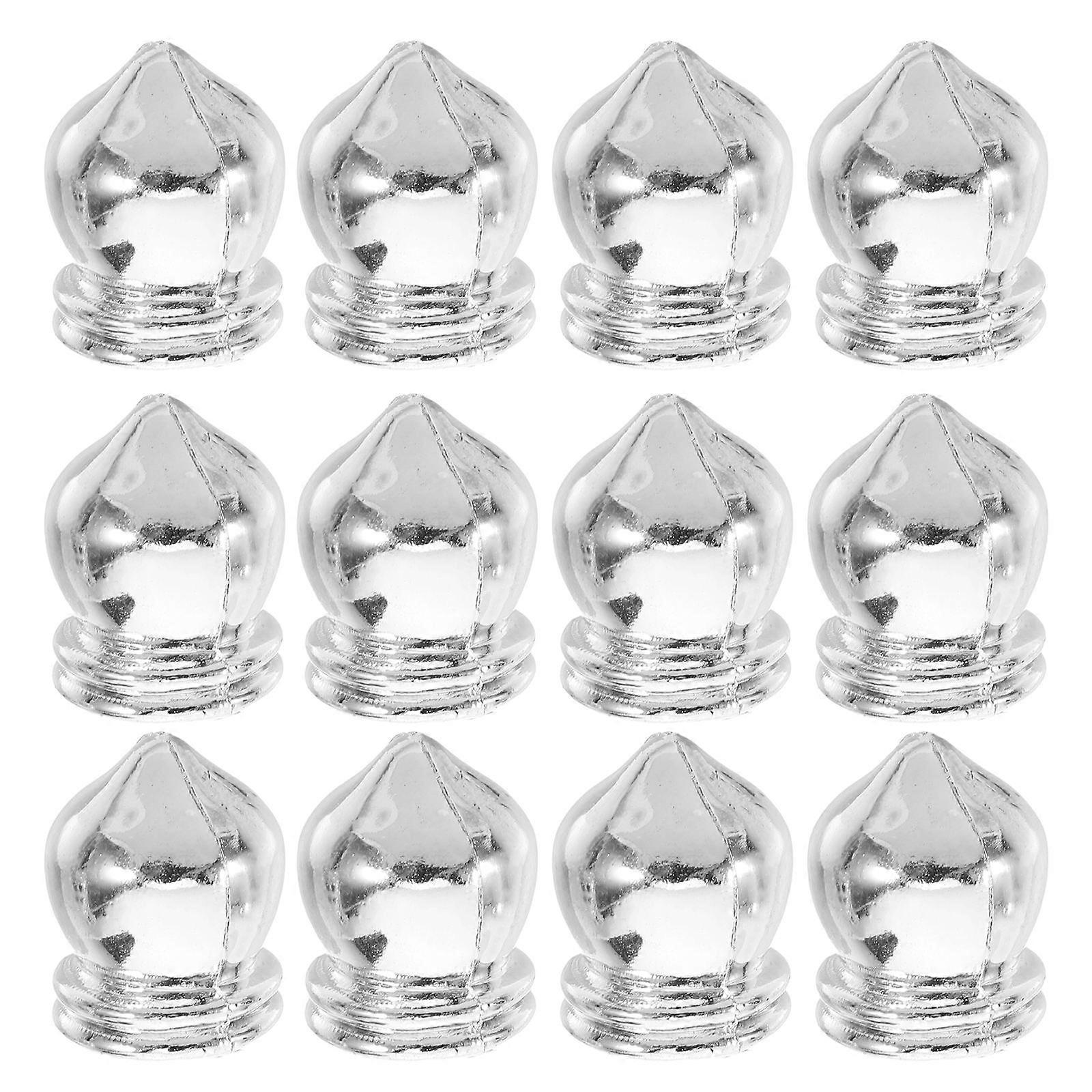 20pcs Durable Plastic Flagpole Ball Toppers – Stylish End Caps for Garden Flags – Replacement Finials for Flagpole Accessories