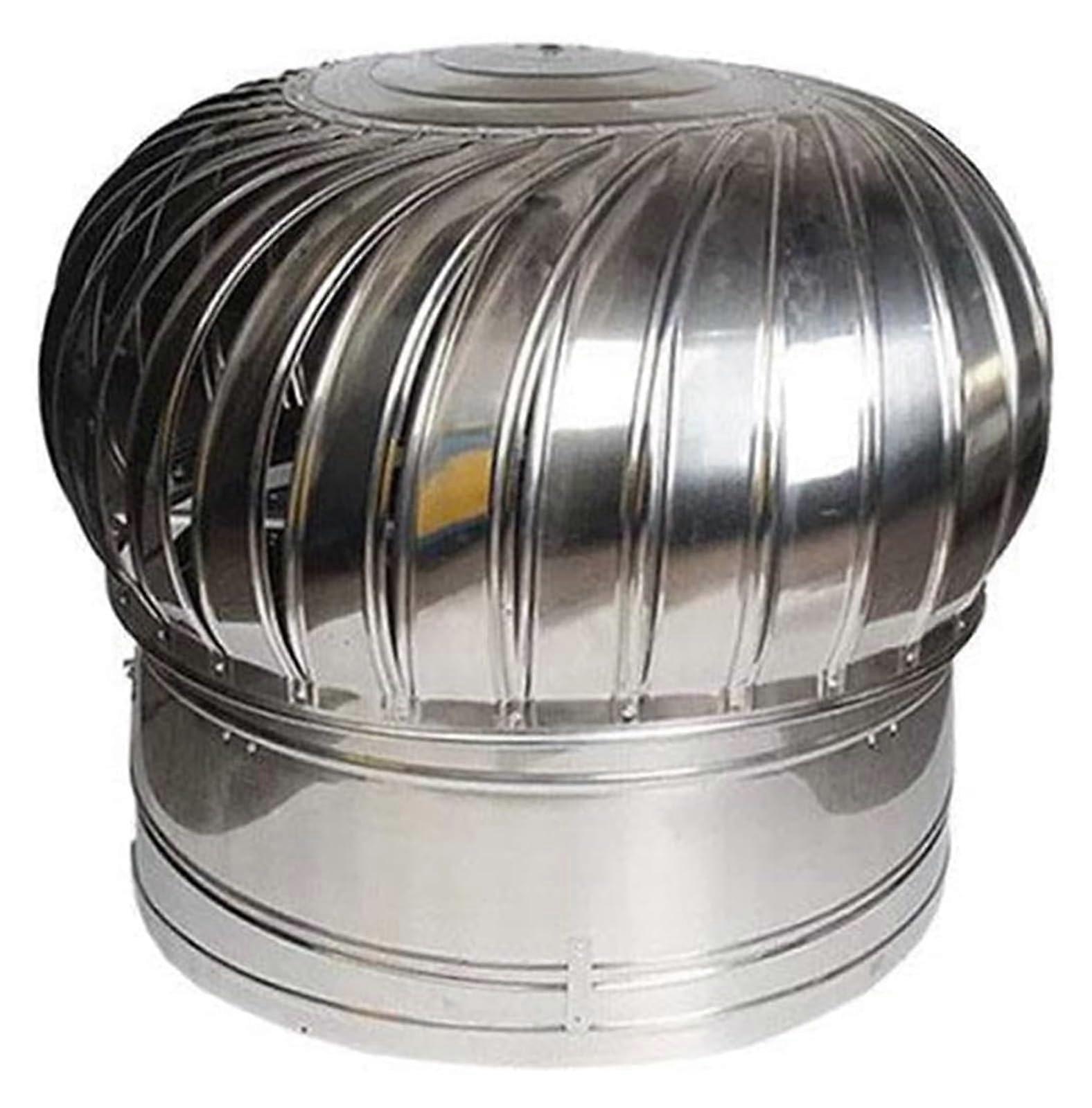 Rotating Ball Attachment Chimney Attachment Roof Fan 100 Mm Stainless Steel Non-Powered Rain Cap 3.9 In