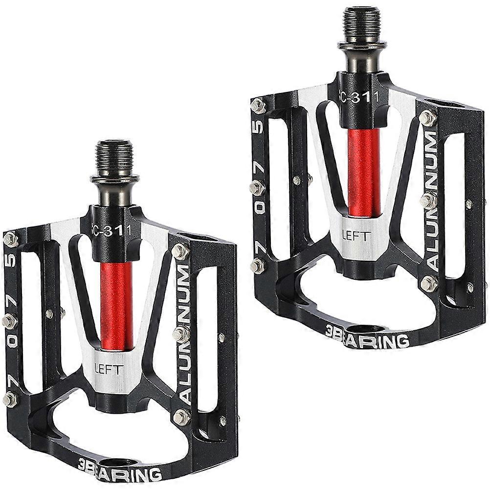 Aluminum Alloy Bike Platform Pedals with Sealed Bearings, Non Slip Design for Road and Mountain Cycling – Durable and Reliable for Enhanced
