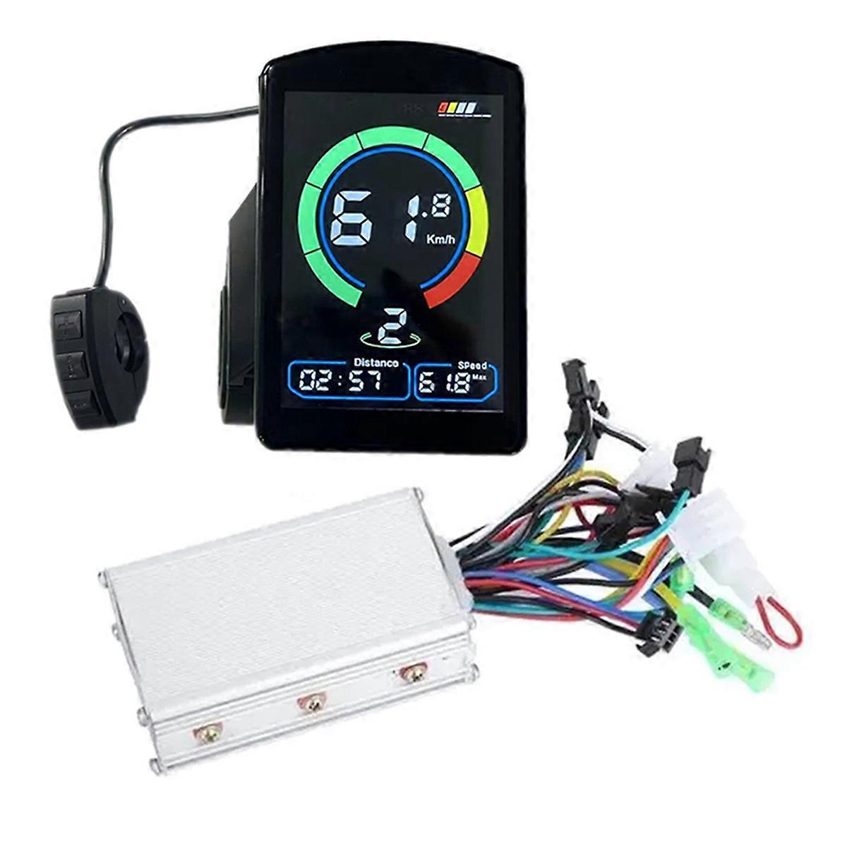 Borstlös Controller 350W Vattentät Färg NC-81F LCD-skärm(B)
