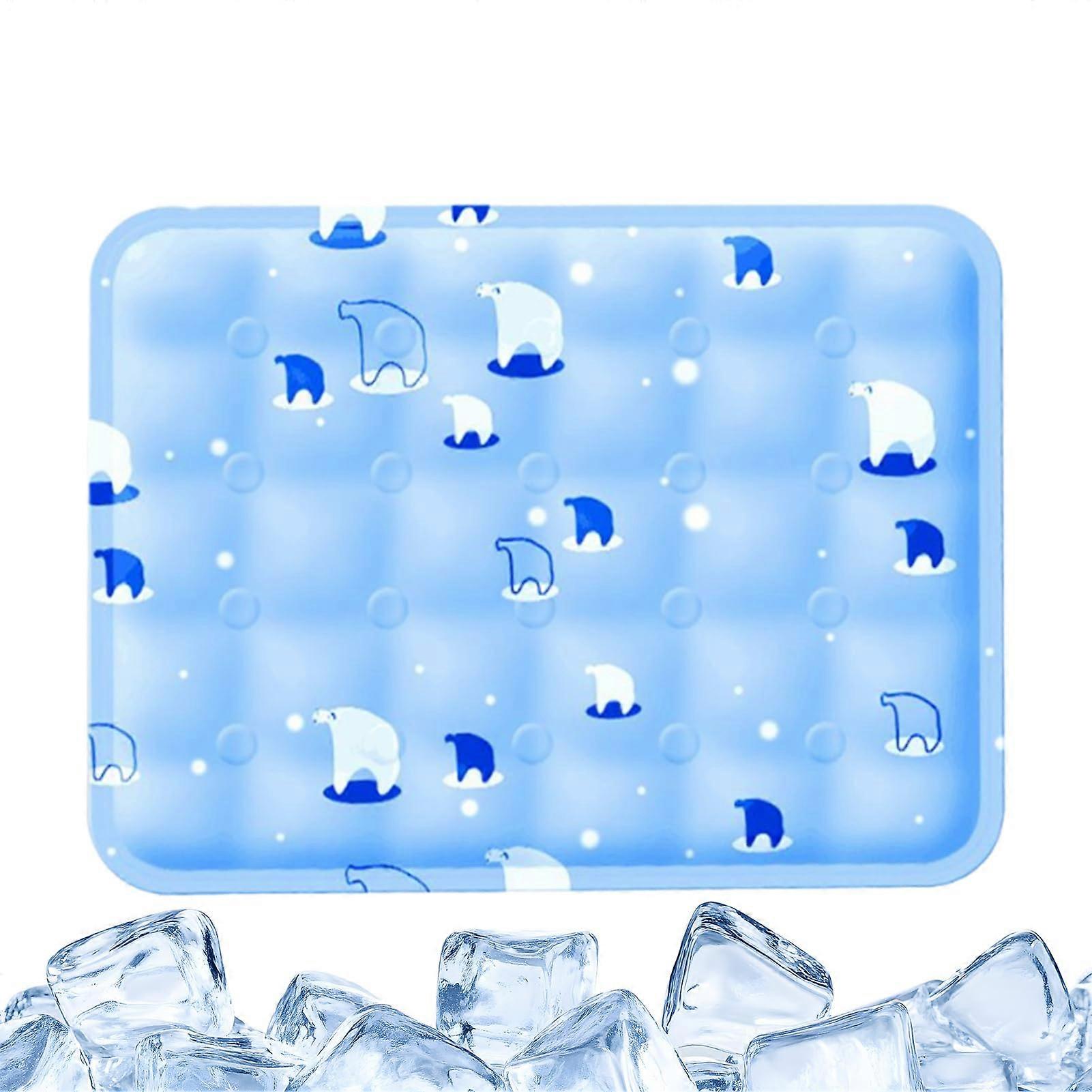 Dog Cooling Mat for Pet Cages, Durable Non-Slip Summer Pad, Large Size for Big Puppies, Lightweight and Breathable Material