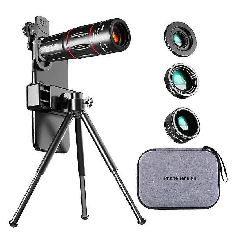 Mobile Phone Universal Lens Telescope 28X Multi-combination Set