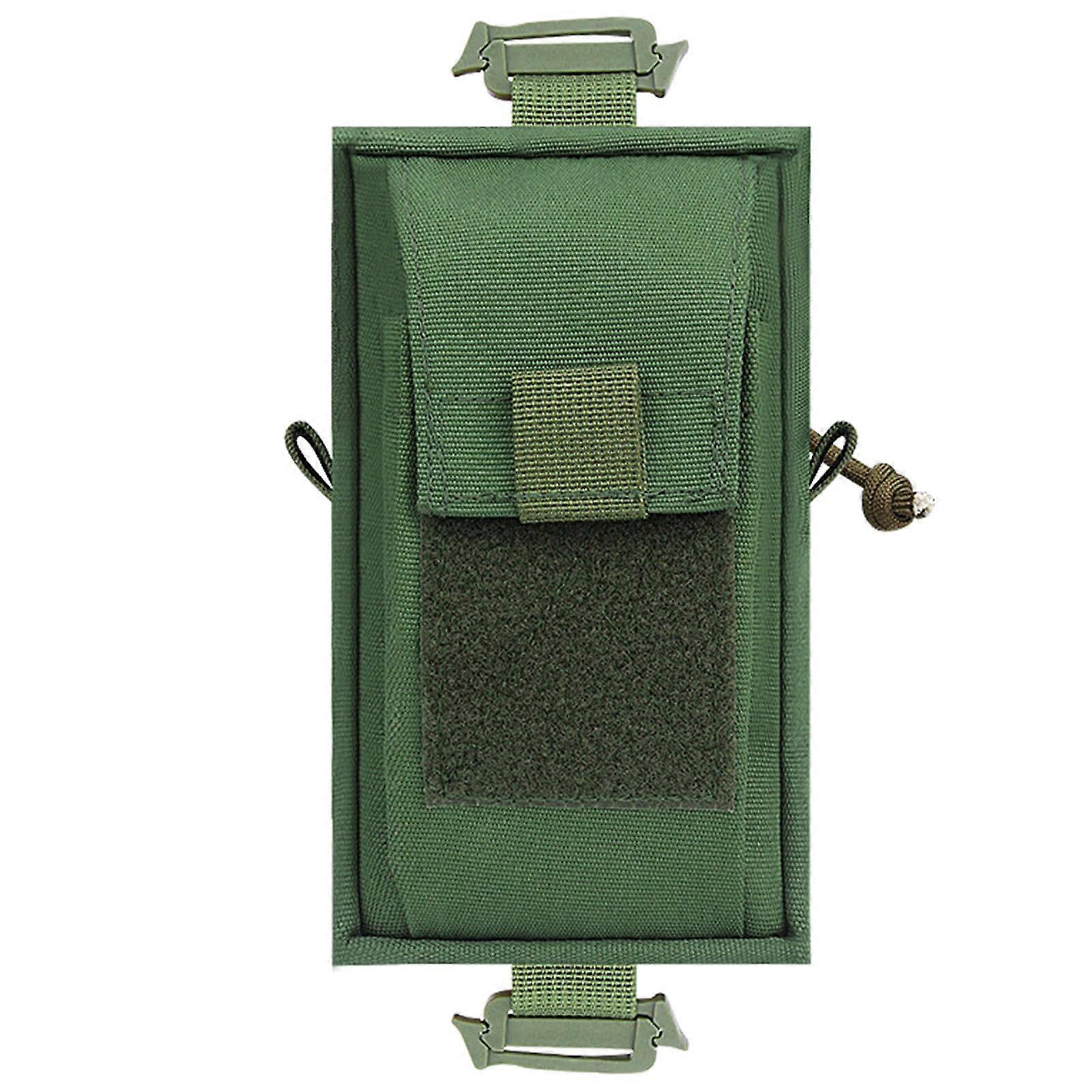 Magazine Pouch Clip For Hunting Vest Green Zippered Pouch Military And Airsoft Gear