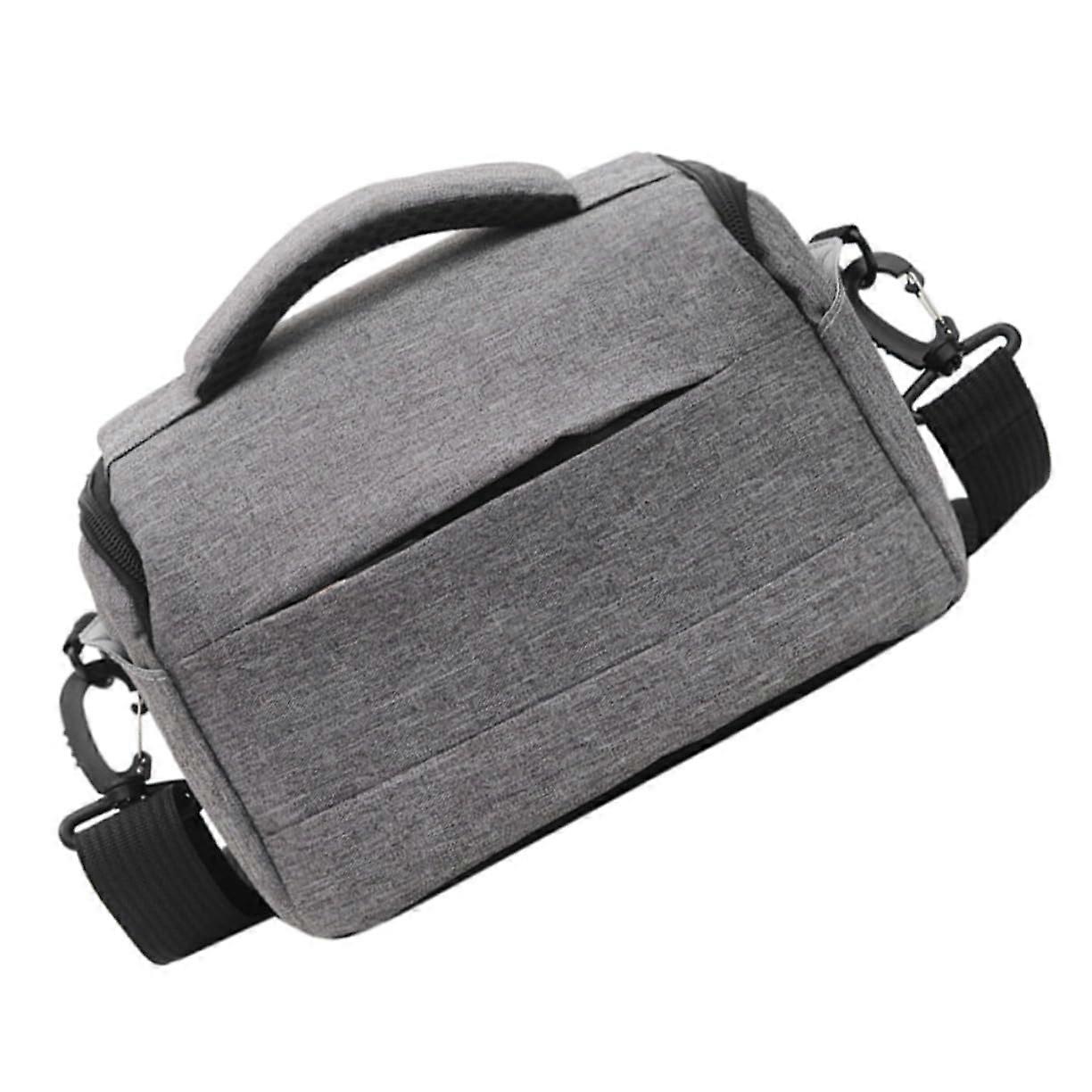 Camera Bag Portable Camera Case Bag for Digital Cameras Camera Case Bag for DSLR Cameras Camera Carrying Bag Camera Storage Bag Grey Nylon Gray