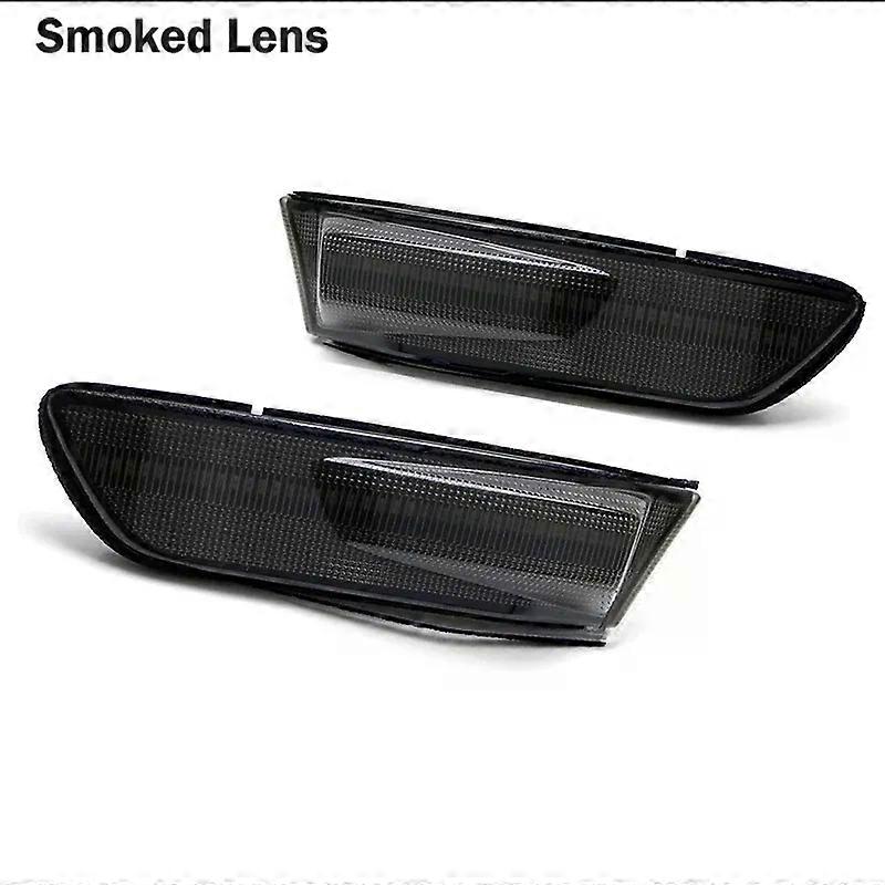iJDM Full LED Front Fender Side Marker Light Assembly för 2003-2007 Infiniti G35 Coupe Blinkers, Byt ut OEM Amber Sidemarkers