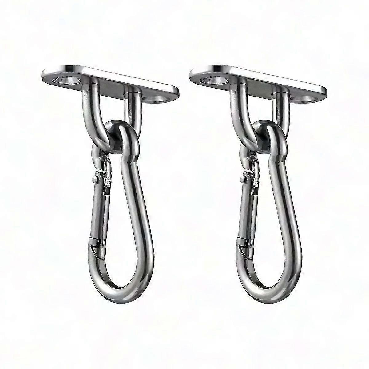 2 Pack M5 Ceiling Wall Mount Brackets for Hammock Yoga with Swing Hooks