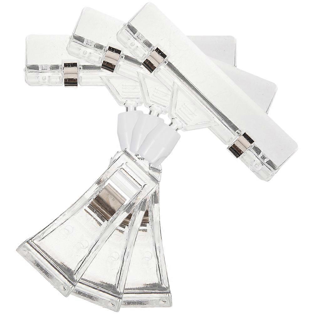 Double Head Clip Tag Transparent for Clipping Use 3Pcs Message Clips