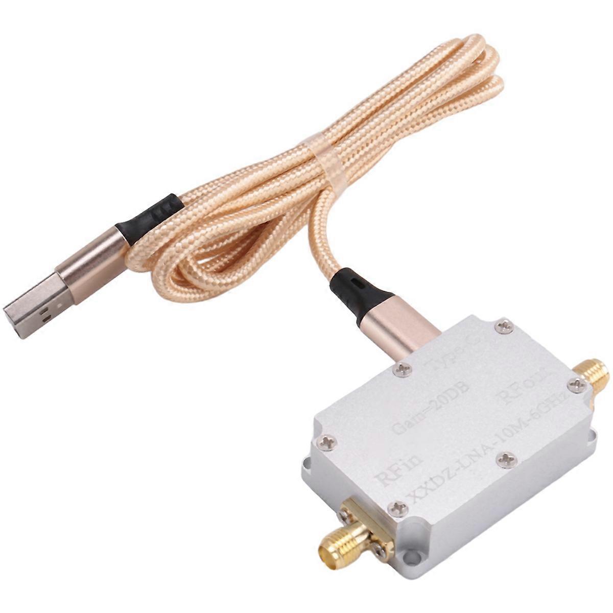 10M-6GHz Low Noise Amplifier Gain High Flatness LNA Signal Driving Receiver Front End for Radio FM R