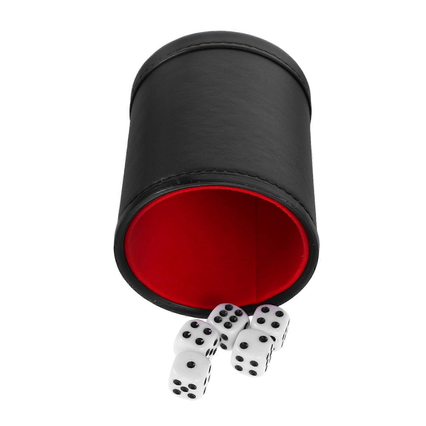 Dice Cups, Dice Games for Adults, Numbered Dice with Shaker Bottle, Dice Container, Stacking Cups, Dice Shaker Dice, Mini Dice