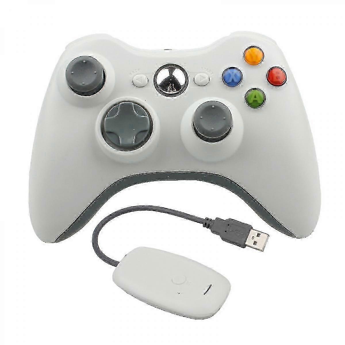 2025 Wireless Controller For Xbox 360, 2.4ghz Enhanced Dual Vibration Game Controller With Receiver Remote Gamepad Joypad Joystick For Xbox 360 Slim P