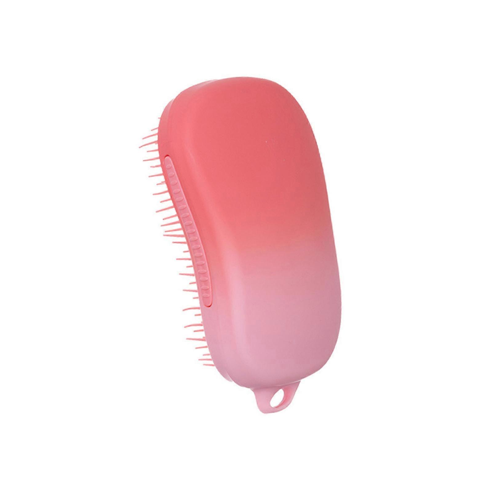 Hair Stylist Comb Detangling Brush,Scalp Massager Shampoo Brush Wide Tooth Comb,Mouse Tail Comb Teasing Comb for Womens Multicolor