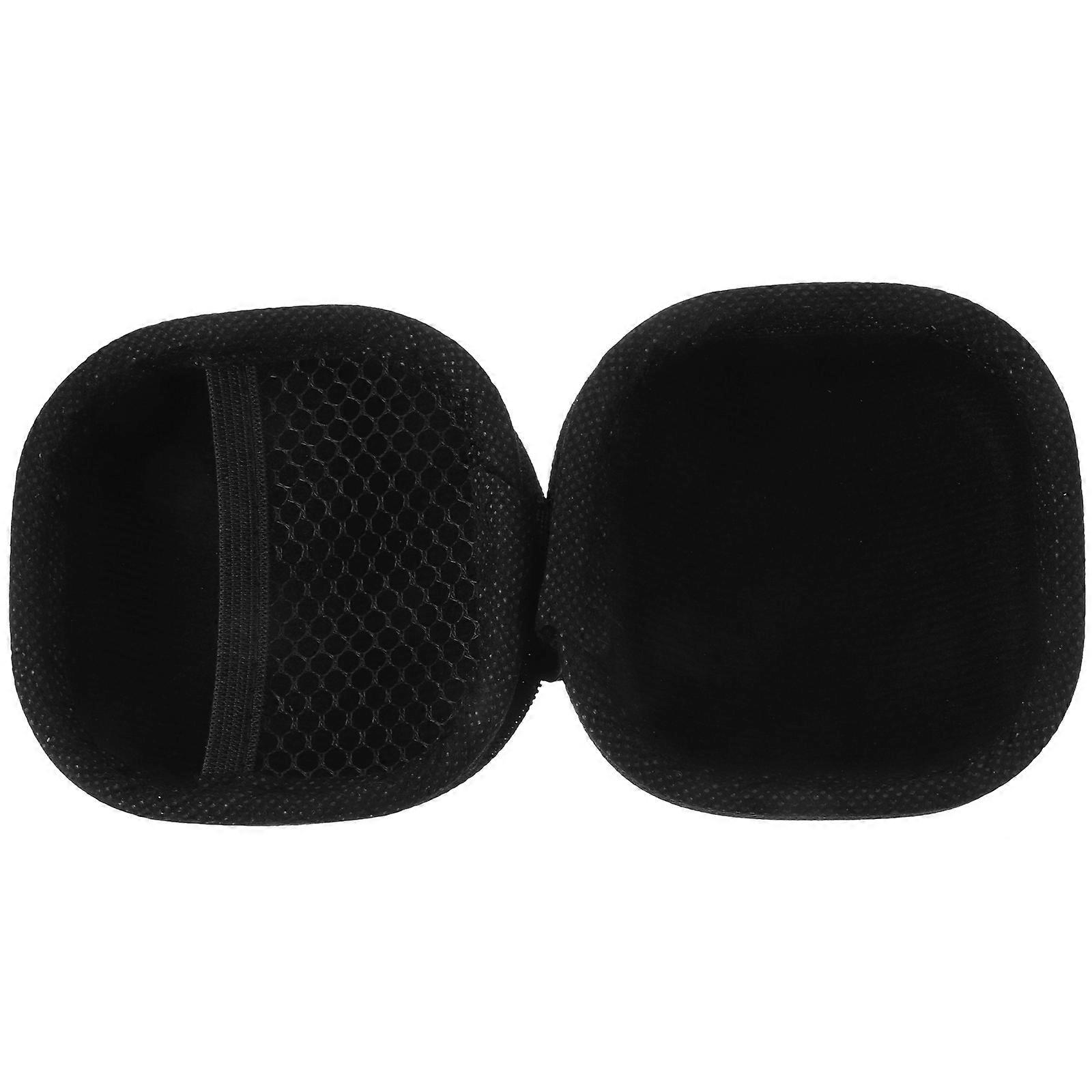 Earbud Case Black for Use with Mesh Bag Flexibility and Protection
