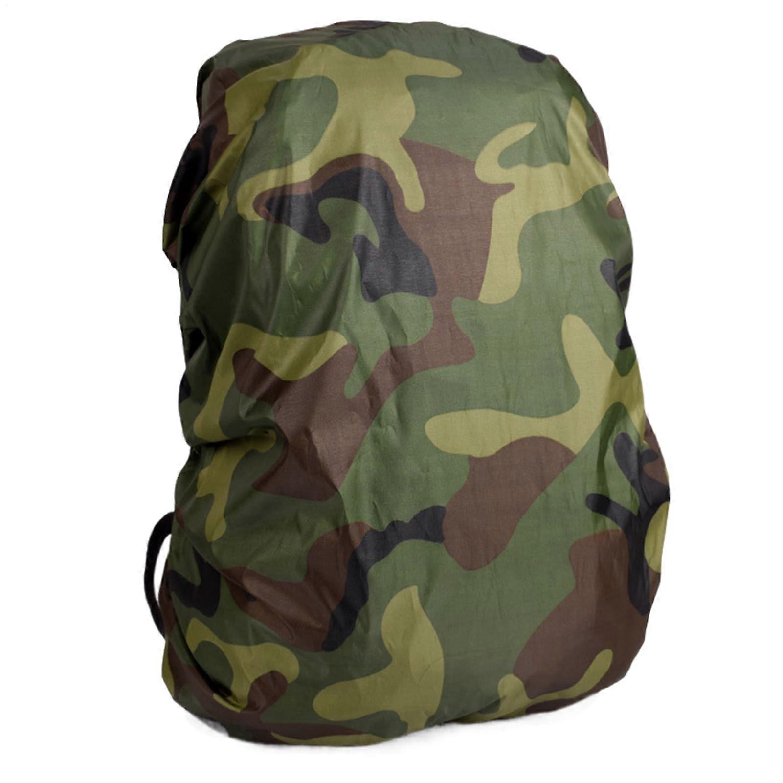 Waterproof backpack cover rain cover, elastic edge design Tearresistant and quickdrying fabric, protects against rain, dust, and mud, Yellow (S)