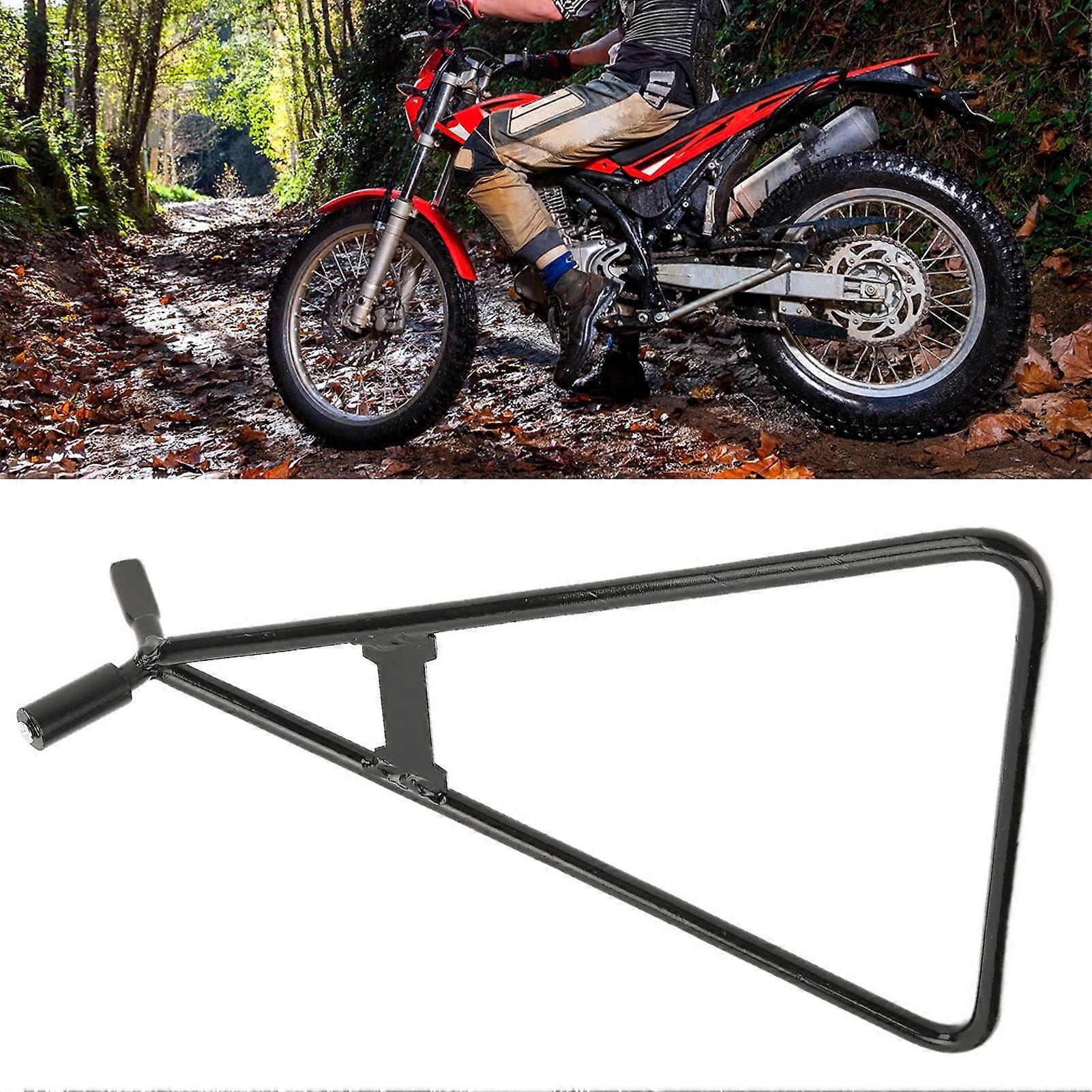 Motorcycle Triangle Stand Steel Alloy Support, Universal Side Stand for Dirt Bike, Motocross, Compatible with Most Models