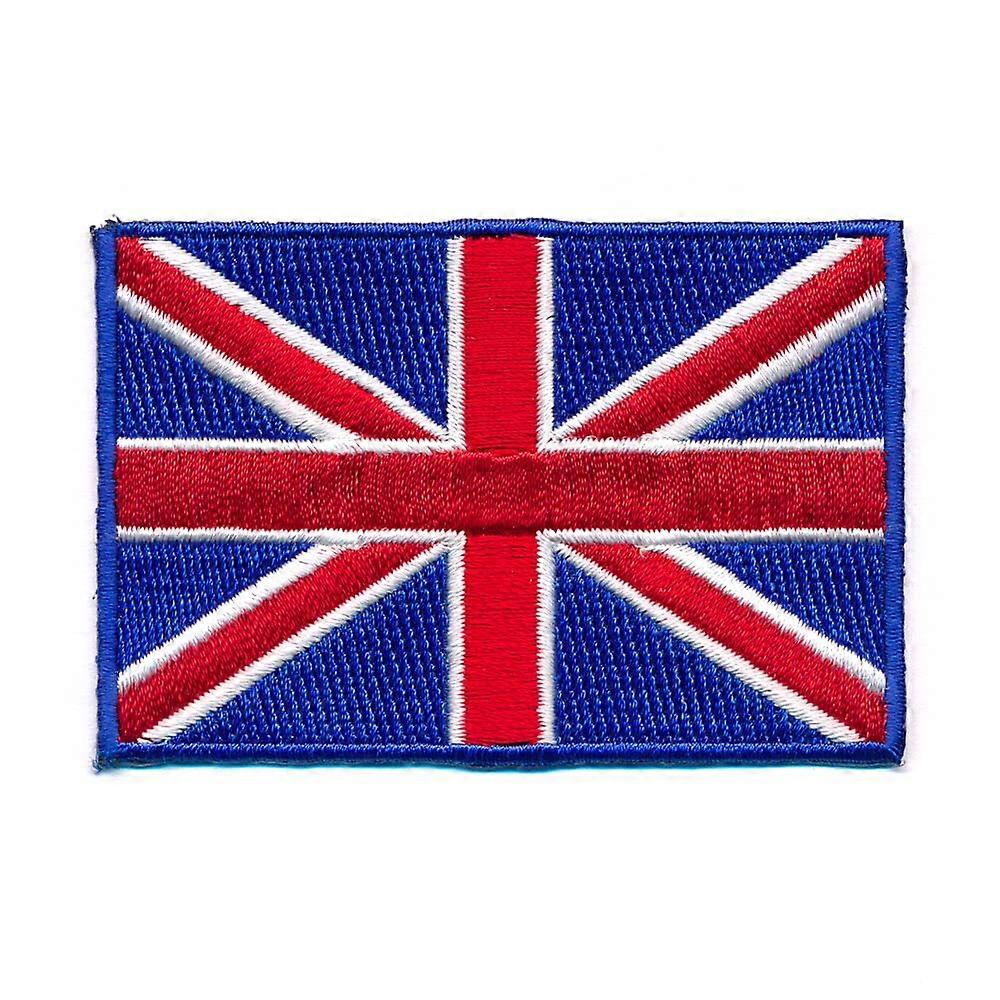 30 x 20 mm Kingdom of Britain London Flag SewOn / IronOn Patch 0635 Mini