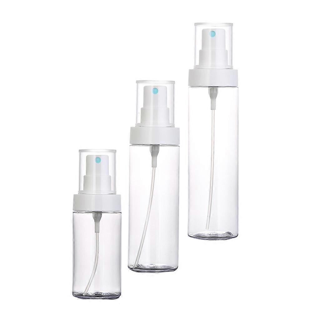 Mini Spray Bottle Plastic Refillable Mist Sprayer Transparent Compact Design For Travel Home 80ml 120ml 150ml 3Pcs