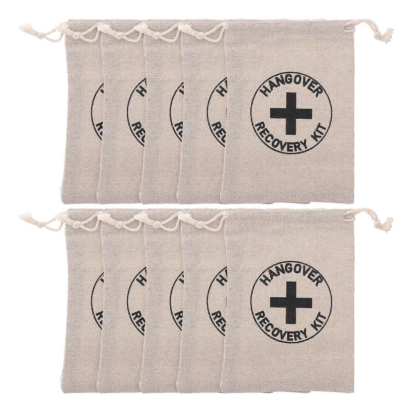 MultiPurpose Cloth Drawstring Bag for Storage Use Ideal for Bachelorette Party Favors and Bridal Shower Gifts 10pcs