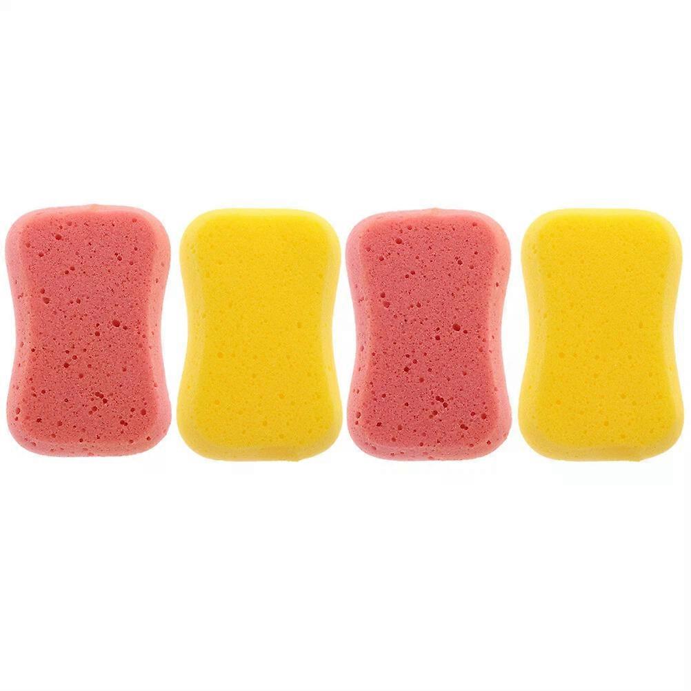 Bath Sponge Brushes, 4pcs Cleaning Loofah Sponge for Bathing