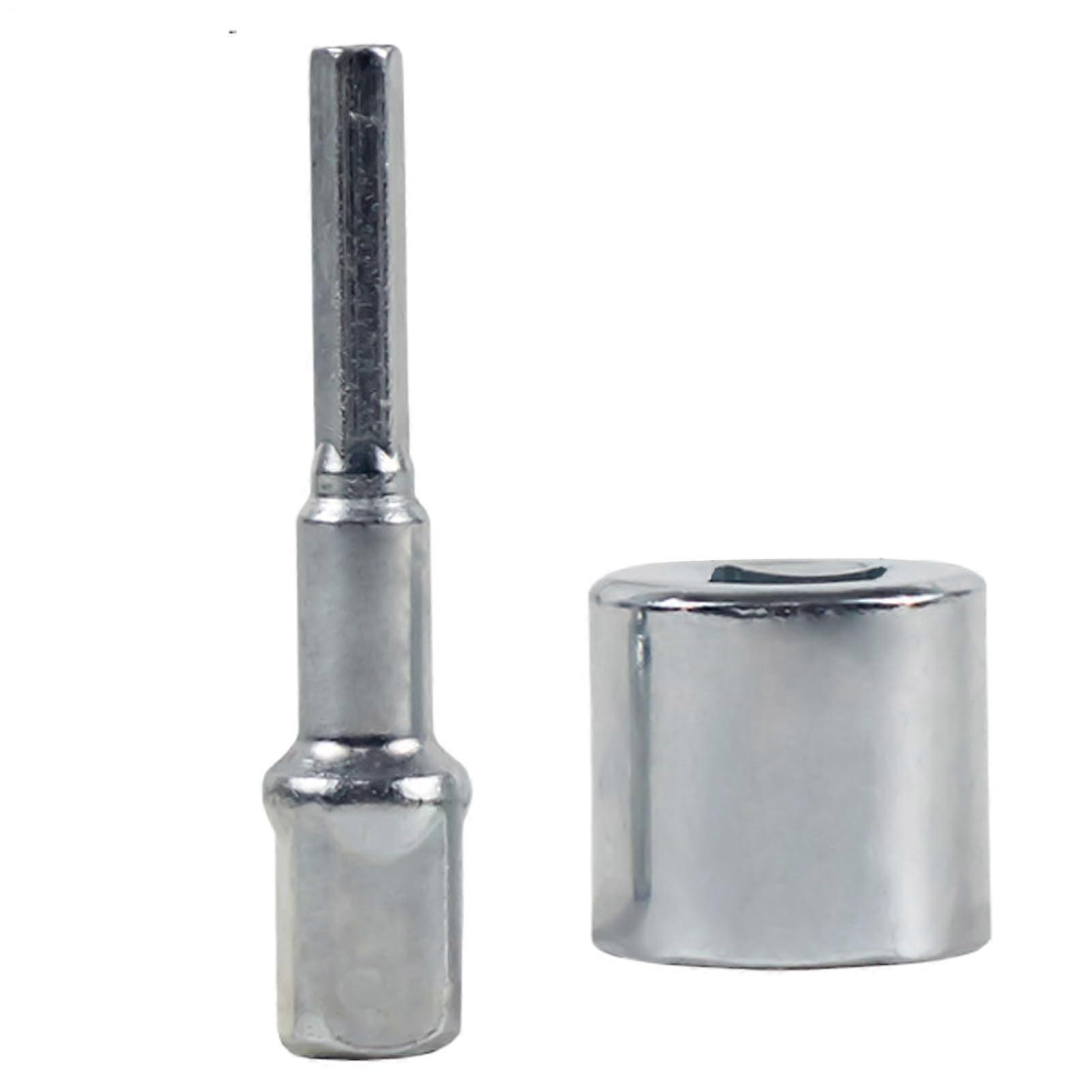 Trailer Jack Drill Adapter And Scissor Jack Adapter, 7.4 cm Leveling Socket, Cast Iron Tool, Wrench Compatible