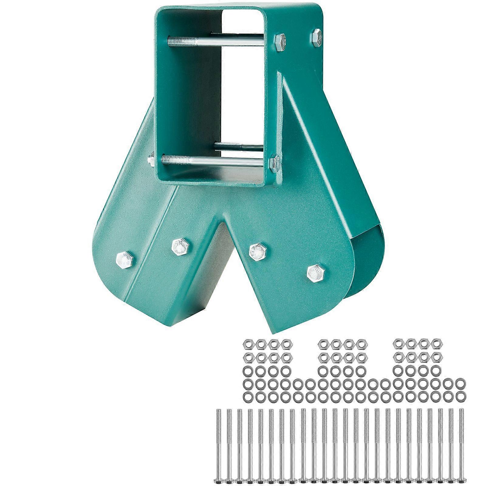A-Frame Middle Swing Set Brackets, with Mounting Hardware, DIY Swing Set Bracket Swing Set Kit for 4x4 Legs & 4x6 Beam