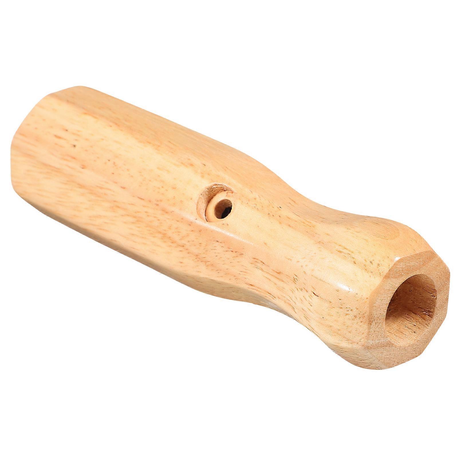 Soccer Table Handle Grip Replacement Durable Design Real Wood Material For Indoor Gaming 1Pack
