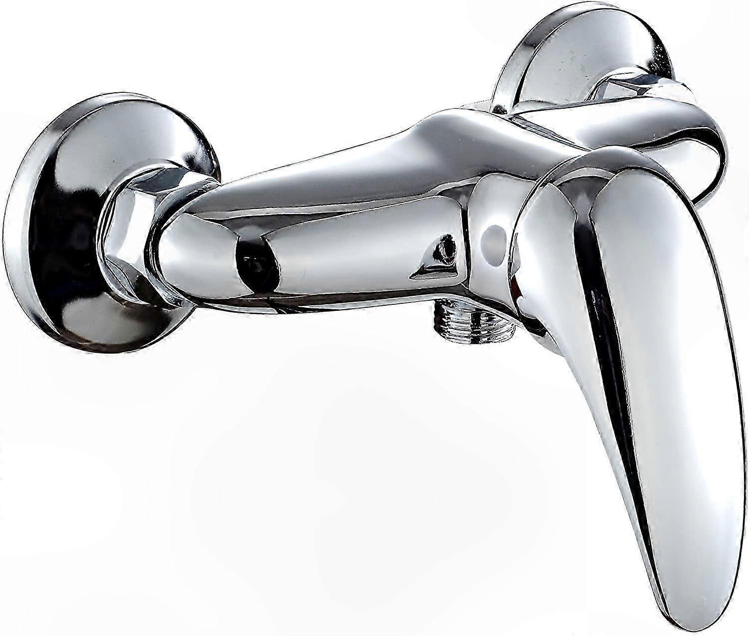 Modern Chrome Shower Mixer Tap for Bathroom Use