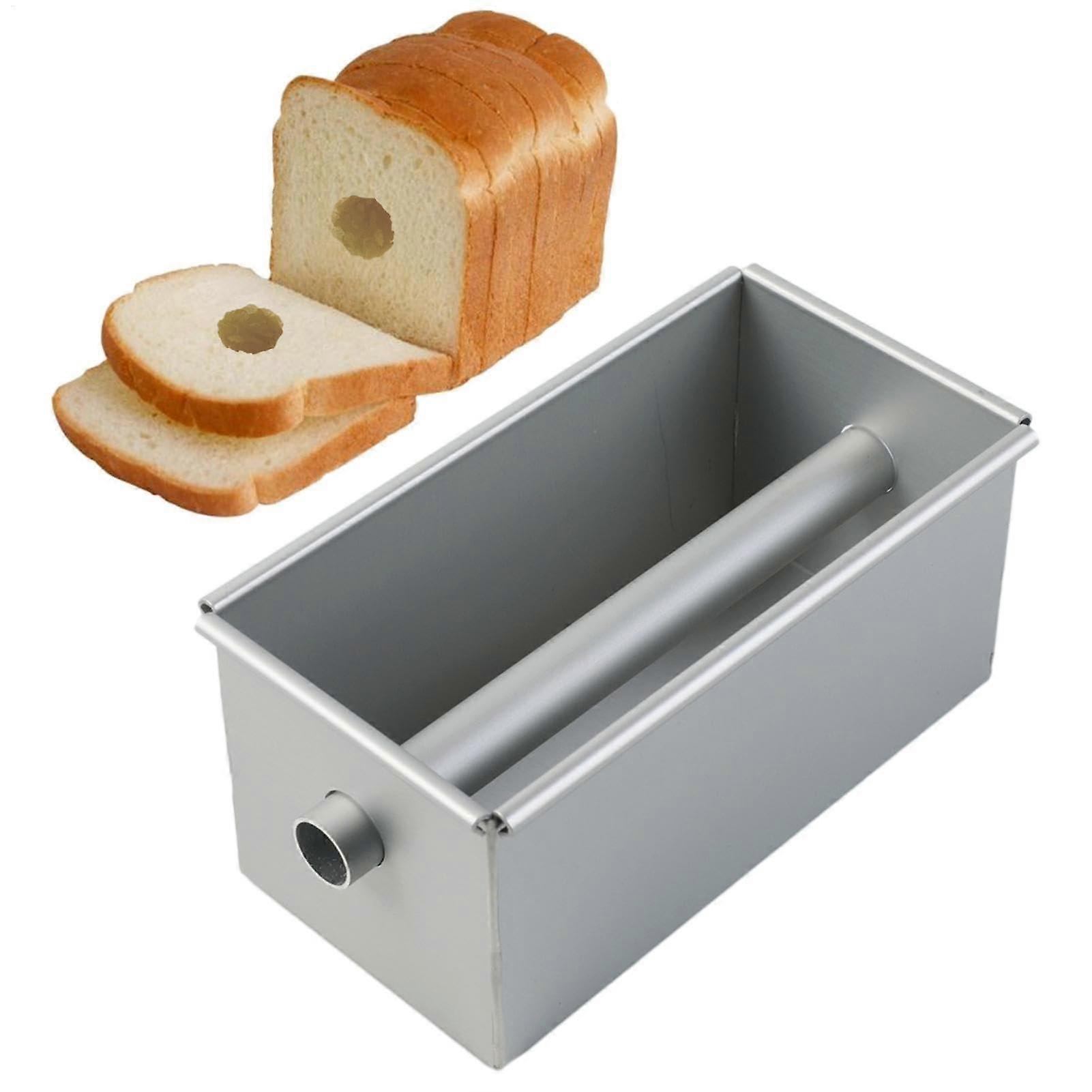 Bread baking pan made of aluminum alloy, reusable, long baking sheet