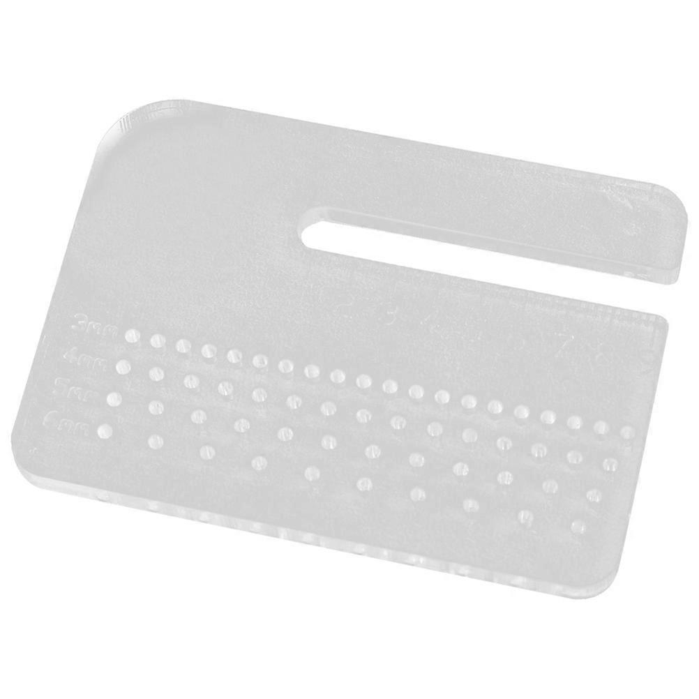 Thick Acrylic Multifunctional Hole Punch Tool – Durable Stitching Plate for DIY Leatherwork, Easy to Use for Both Beginners and Professionals
