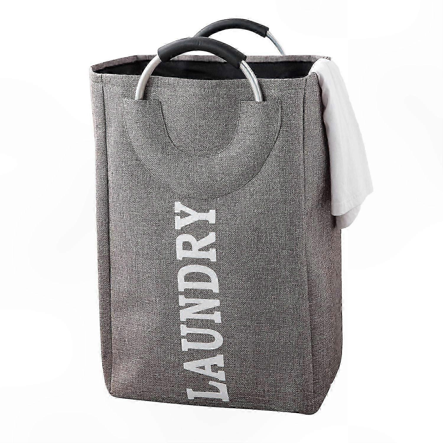 Large Capacity Foldable Laundry Bin with Handles, Portable Storage Solution for Home Use