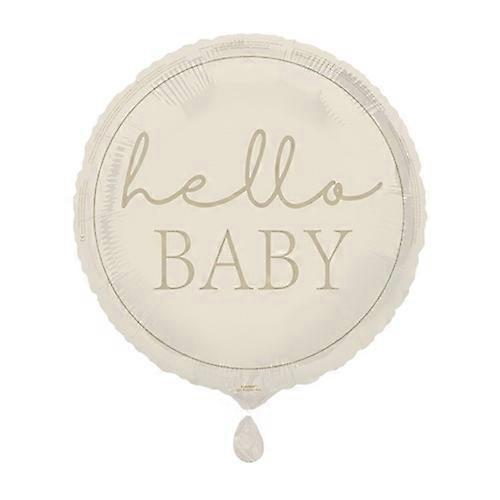 Unique Party Hello Baby Round Foil Balloon