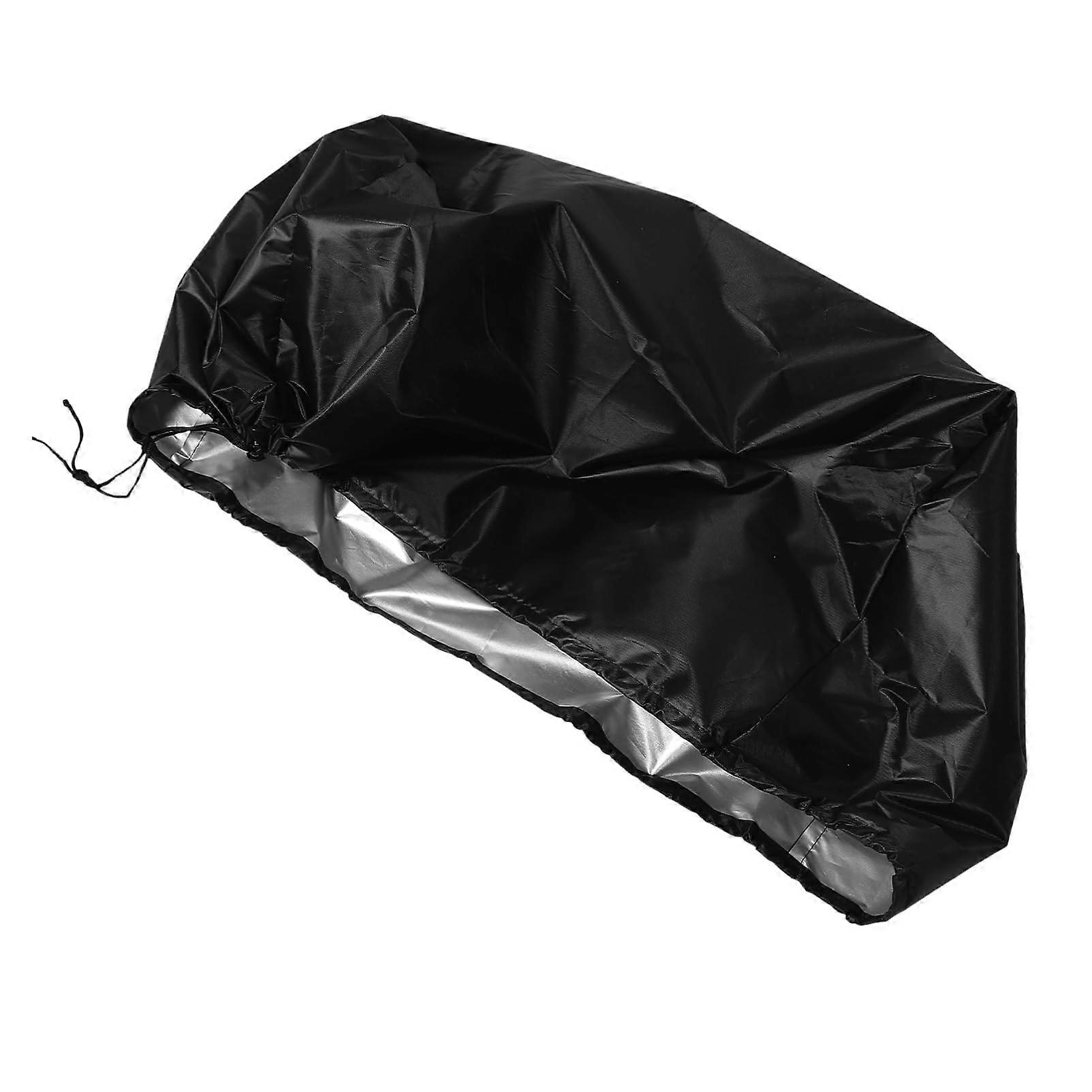 Oxford Cloth Kayak Motor Cover Durable Outboard Motor Protection Foldable Design with Elastic Straps for Rain and Sun Shielding