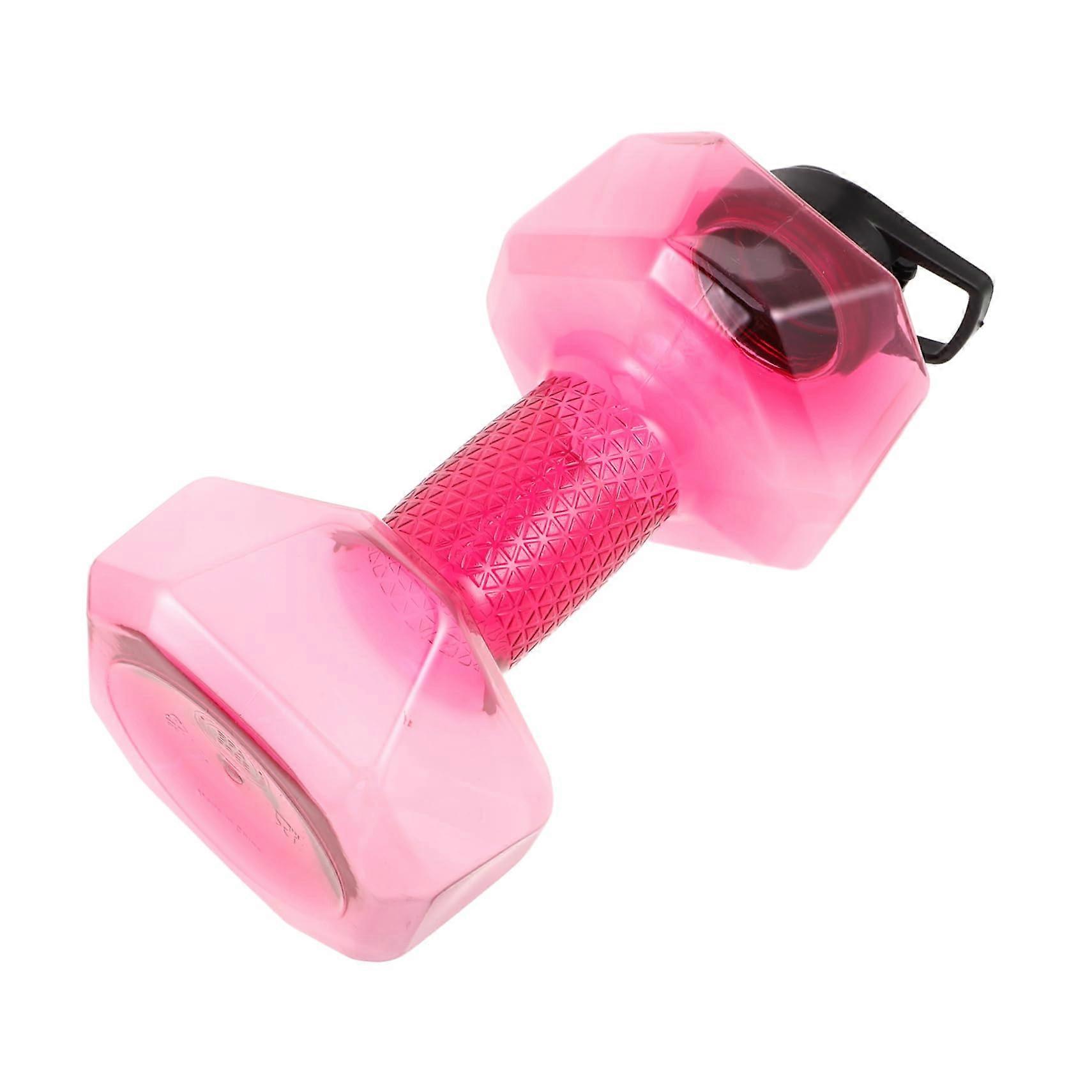Dumbbell Water Bottle With Leakproof Lid, Ergonomic Handle, Durable Shockproof, Large Capacity Hydration Jug For Gym