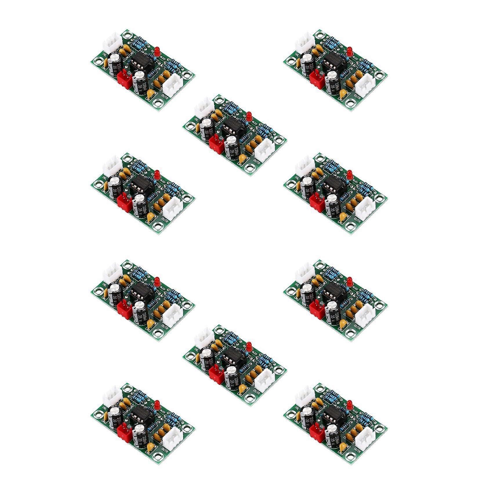 10x Mini Preamplifier Operations Amplifier Channel Amplifier NE5532 PreAmplifier Sound Board 5x Wide Voltage 1230V