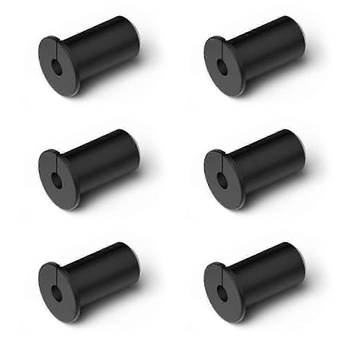 6PCS Wall Grommets for Ethernet Cables  19mm Hole Routing with 3/4Inch Bushing