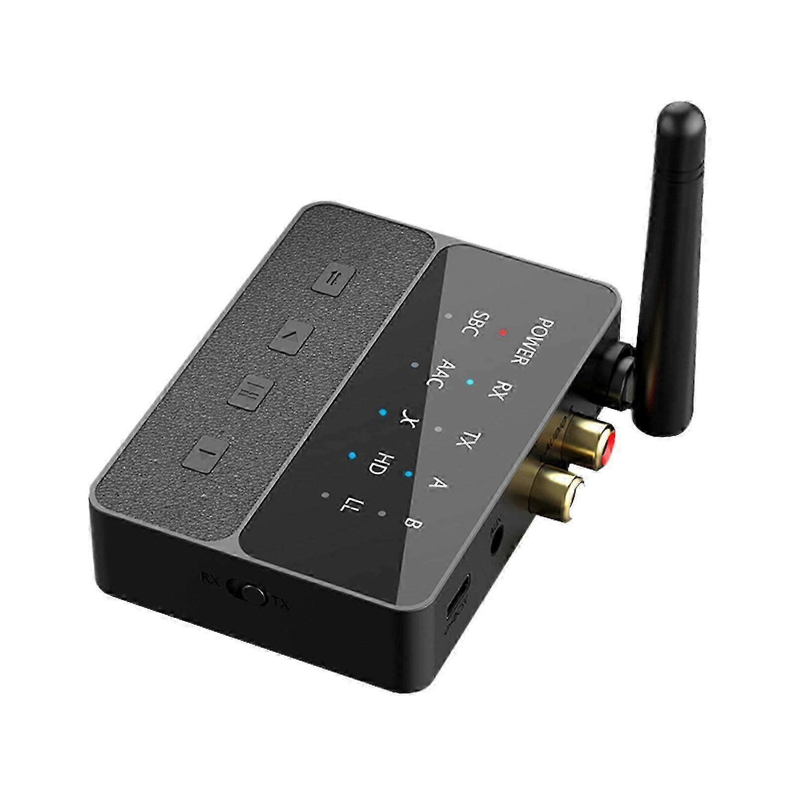 Audio Receiver Transmitter V5.3 Portable AUX Adapter for Home Laptop Speaker