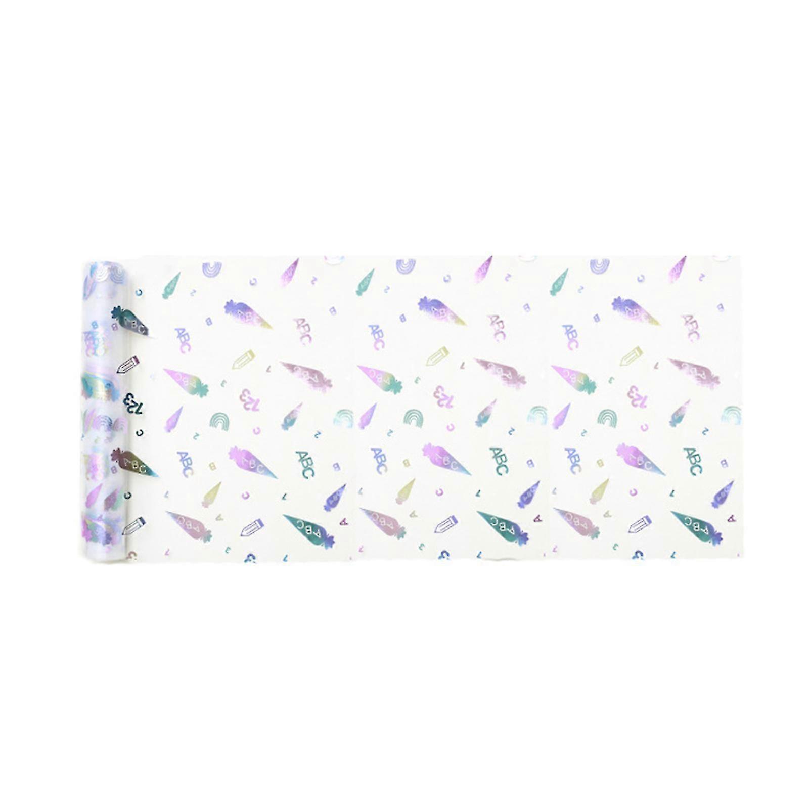 Table Runner Colorful Candy Themed Table Cloth Desk Decoration for School Event