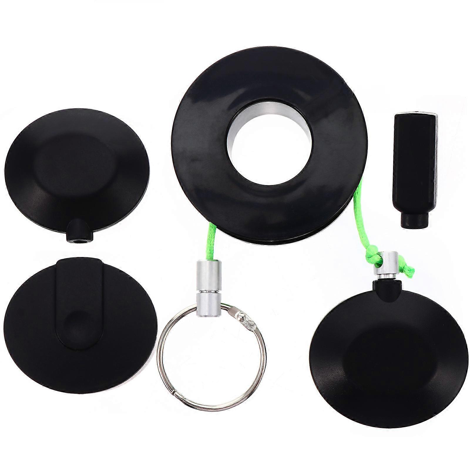 Electric Cable Puller Magnetic Wire Pulling Tool for Home Projects Men Abs Material Black Function 2Pcs
