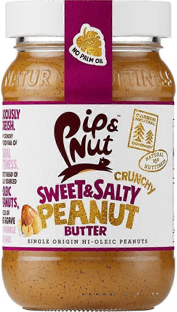 Pip and Nut Sweet and Salty Crunchy Peanut Butter 300g - 4 Pack