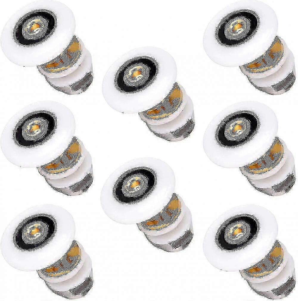 20mm Shower Door Rollers Replacement Wheels for Sliding Shower Enclosure, 8pcs
