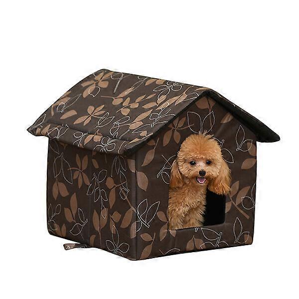 Outdoor cat house, S, waterproof and warm, foldable with removable mat