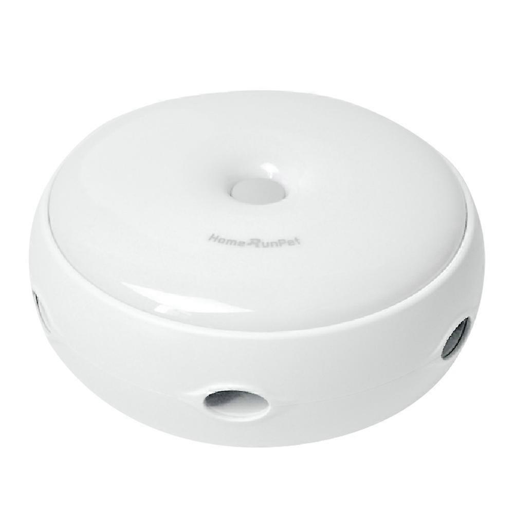 Interactive Smart Cat Toy with LED Light, Feather, 17.5x7.5cm White