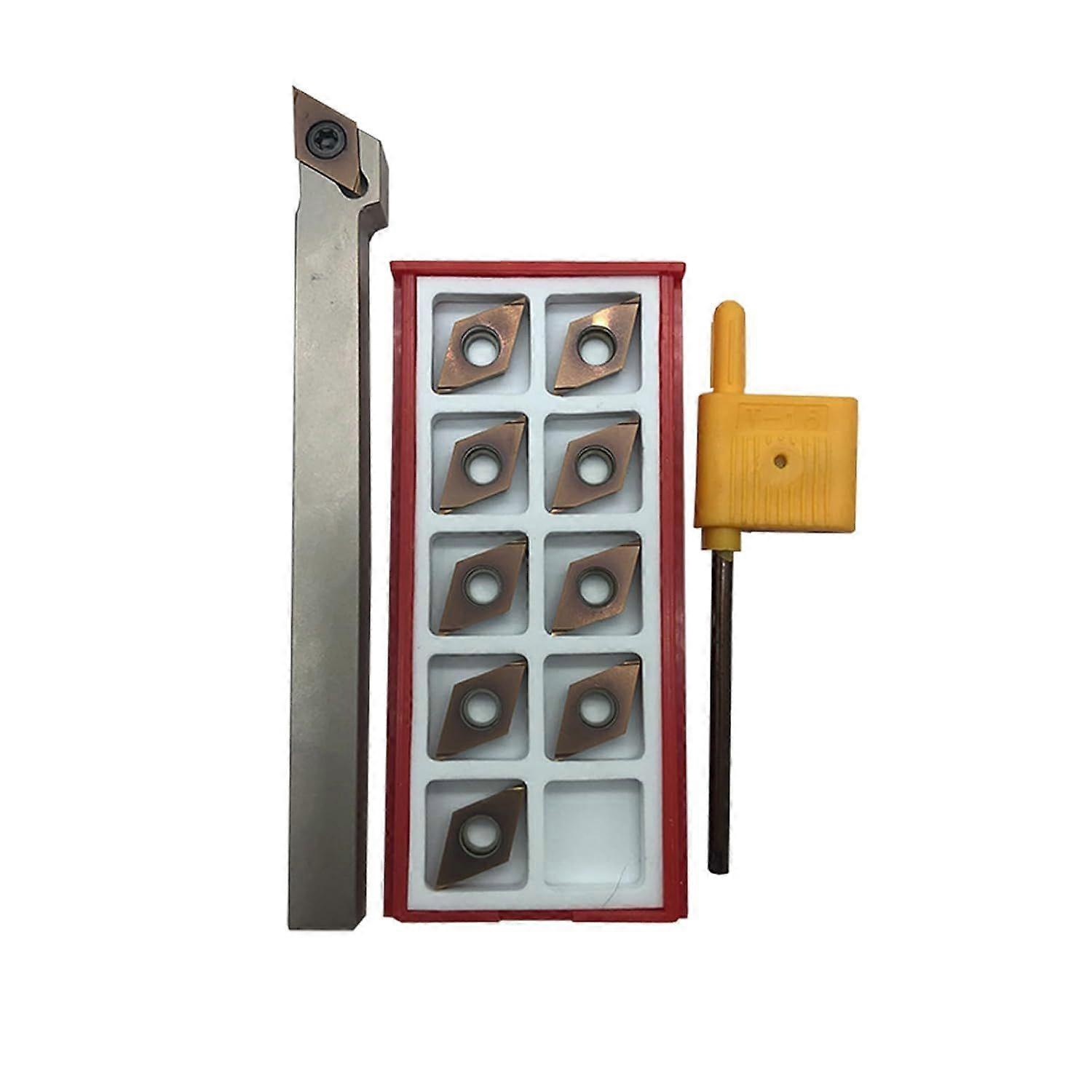 1/2 Indexable Turning Tool Holder with 55 Degree Diamond Insert DCGT11 DCGT