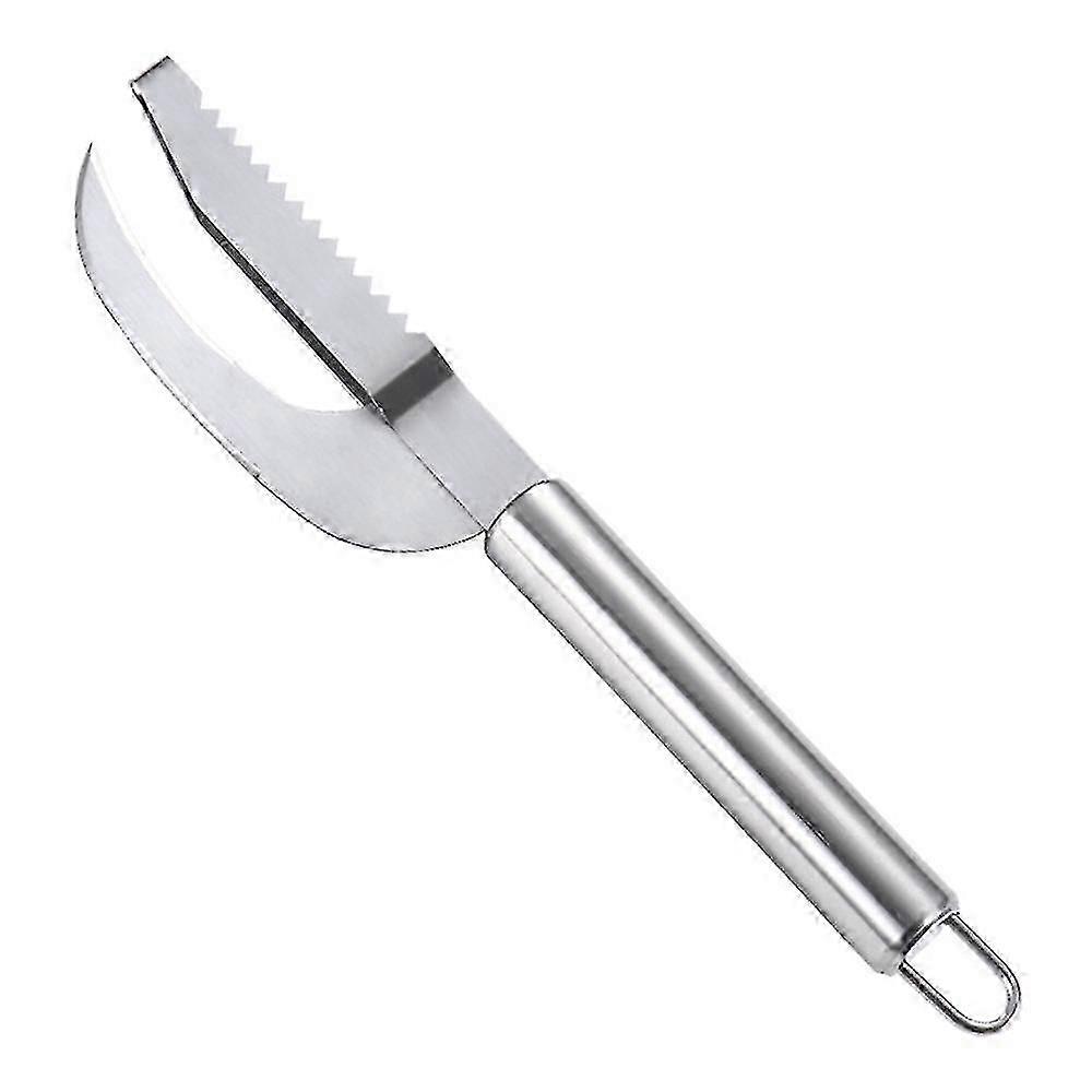 Fish Scale Remover Cut/scrape/dig 3-in-1 Tool Stainless Steel Fish ...