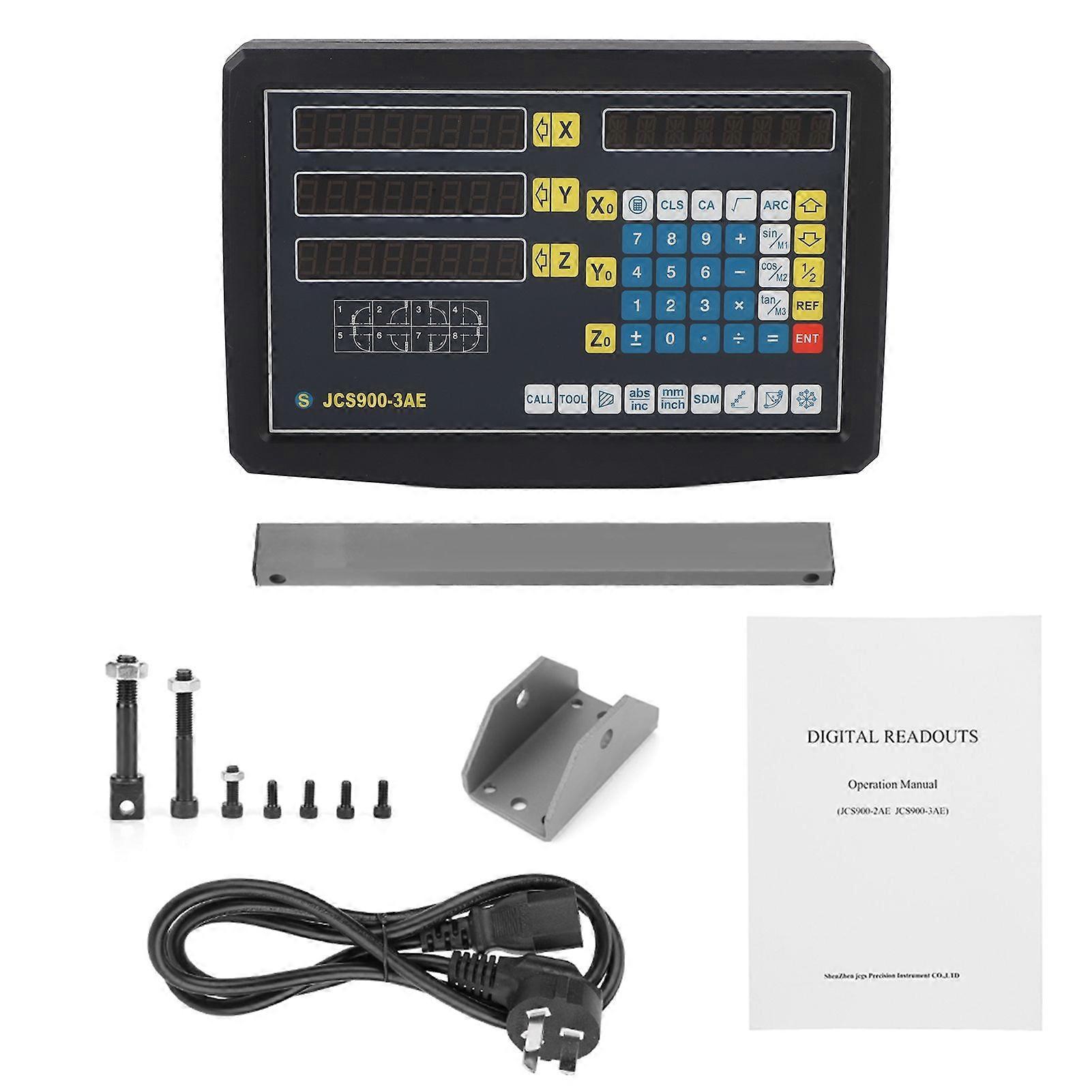 JCS900-3AE 3 Axis Digital Readout DRO for Lathe Milling Machine