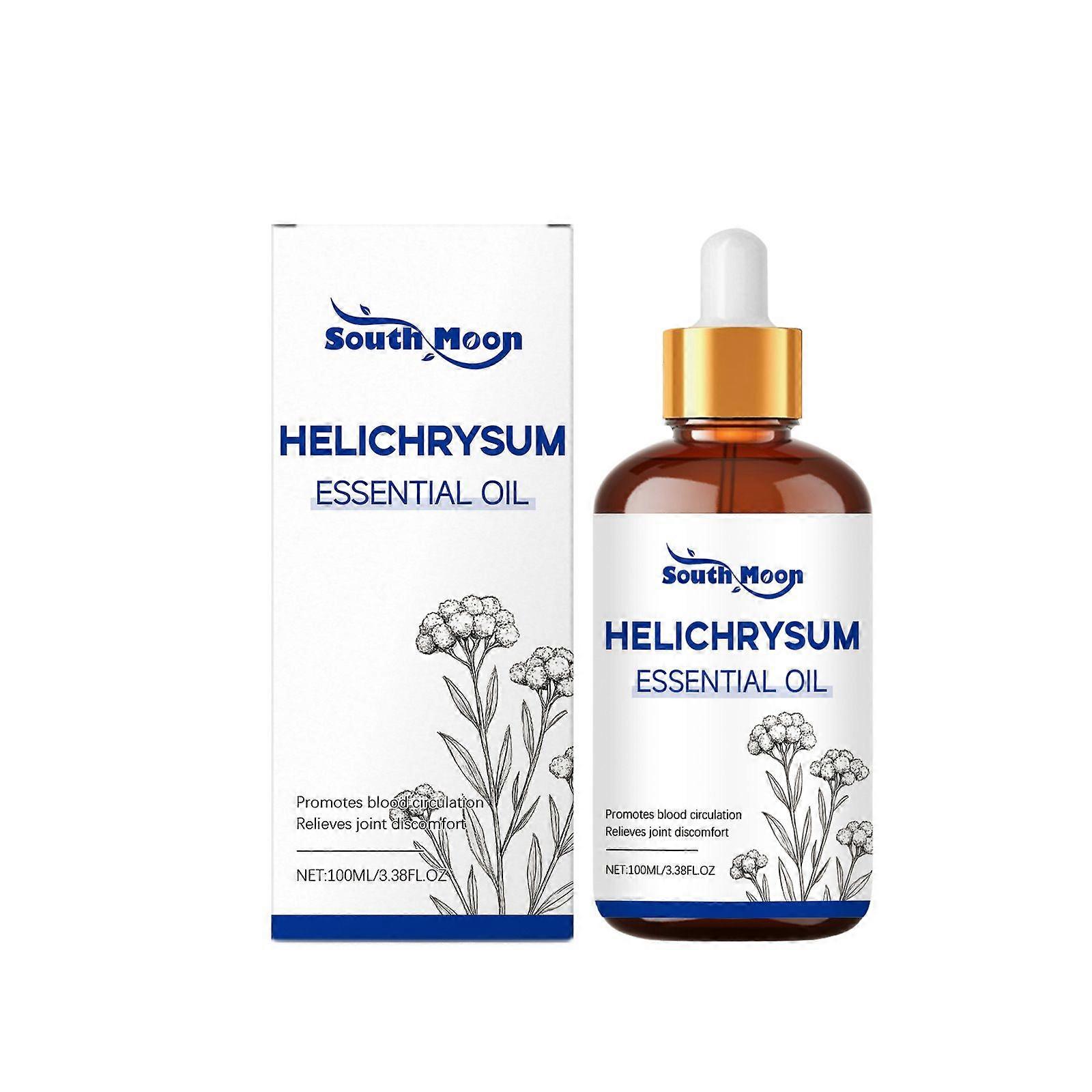 Helichrysum etherische olie, 100% puur en natuurlijk voor het maken van diffusers, aromatherapie, zeep en kaarsen