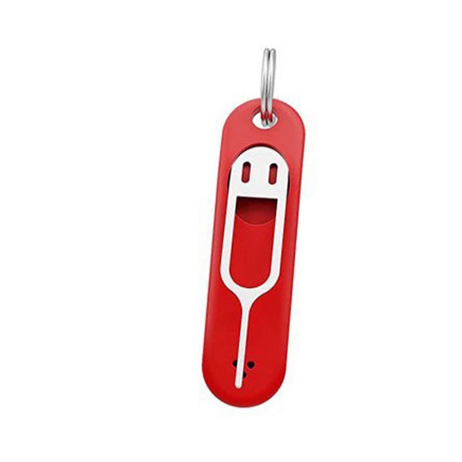 Card Pin For Most Cell Phones Card Tray Opening Tool Needle Ejector Pin Red Gules