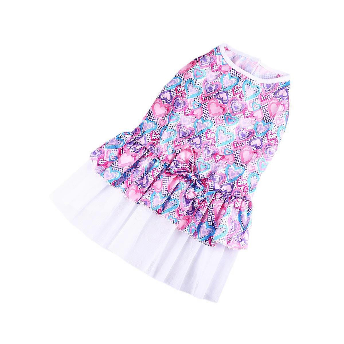 Bubble Shape Dog Apparel Polyester Material Breathable Long-Time Use Puppy Costumes for Spring Summer 1Pack