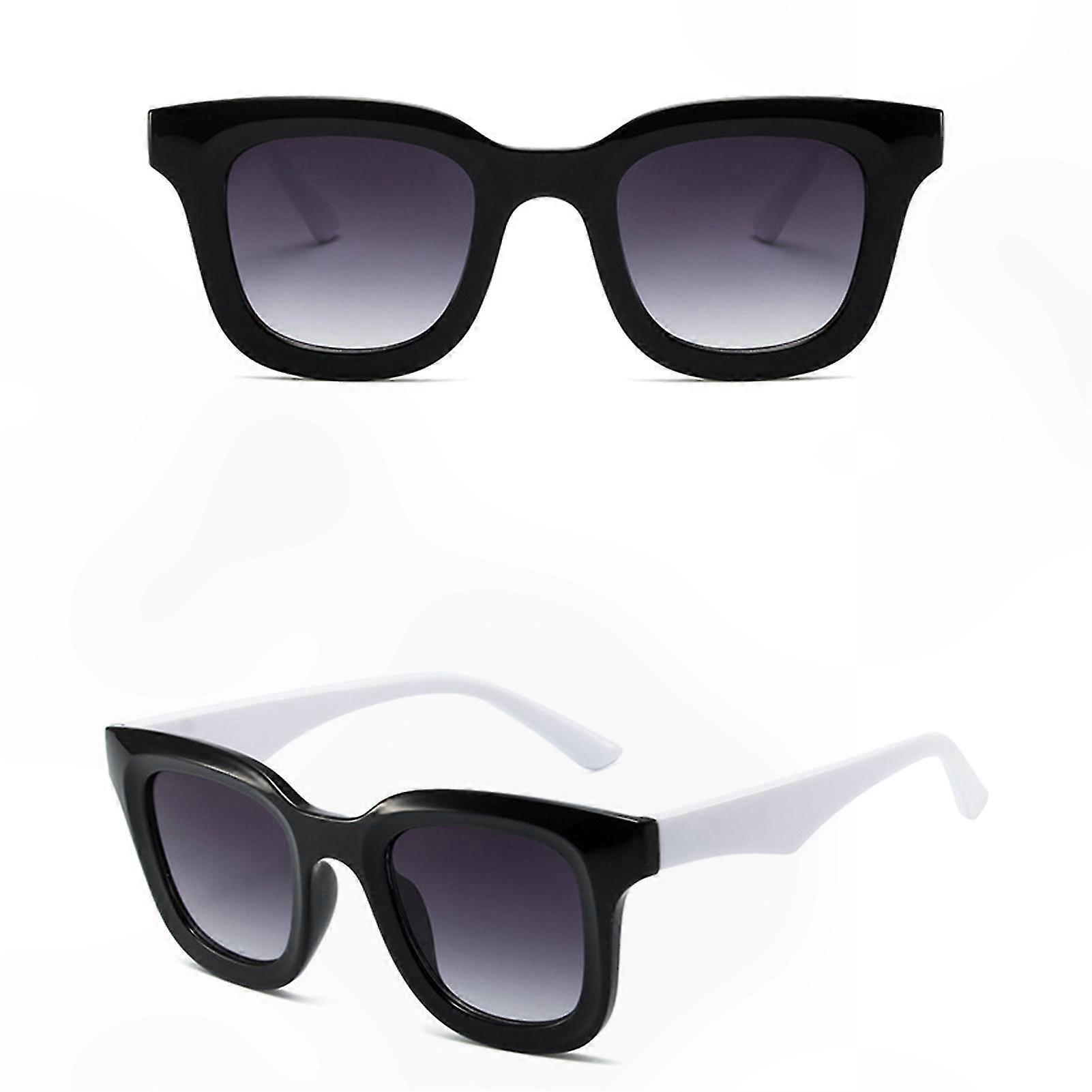 Retro Square Sunglasses with UV Protection and Anti-Glare for Outdoor Activities