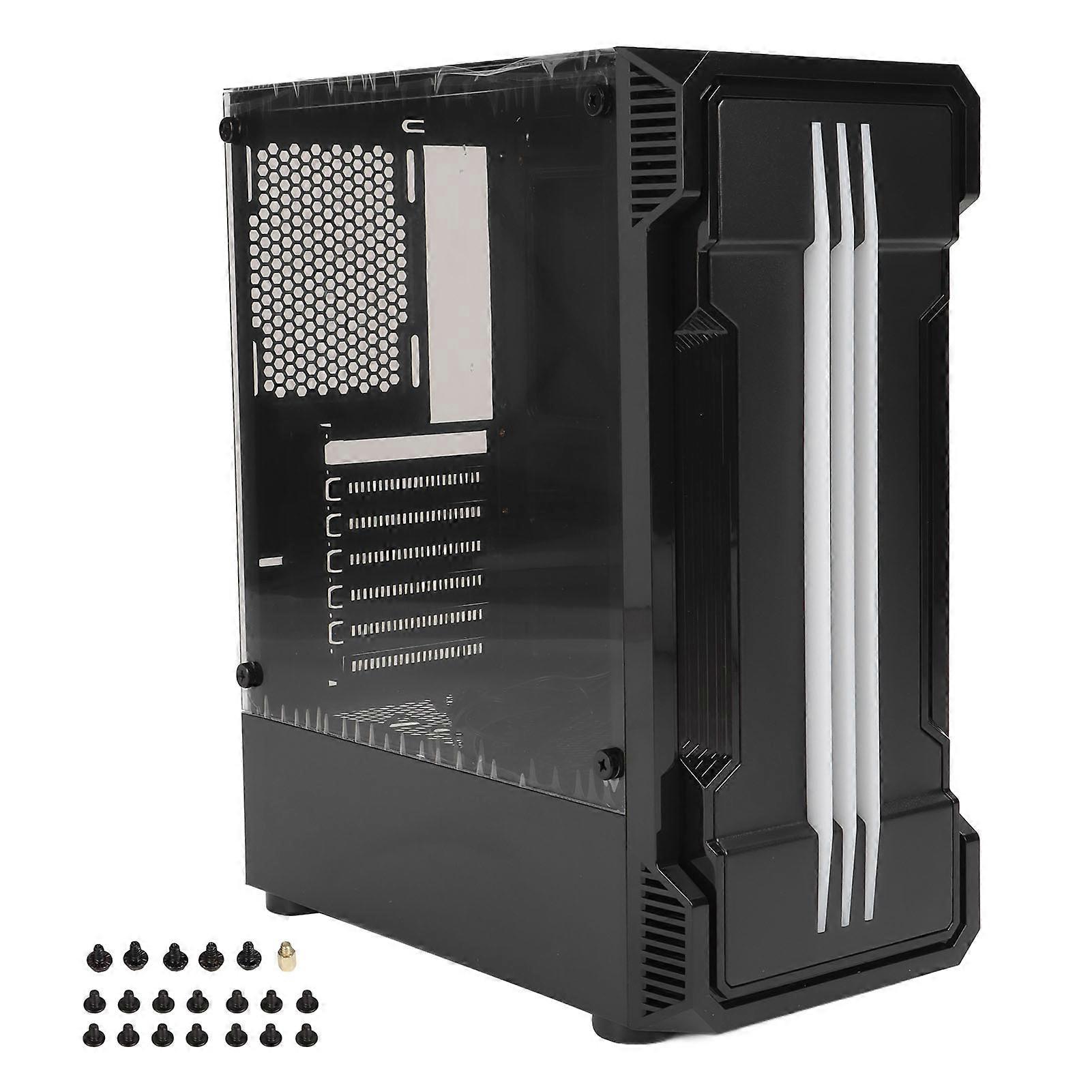 ATX Gaming Desktop Chassis with Quick Start, Dustproof Design, and Simple Operation